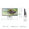 Benq Monitor 34 cali PD3420Q LED QHD^IPS^5ms^GL^HDMI^DP